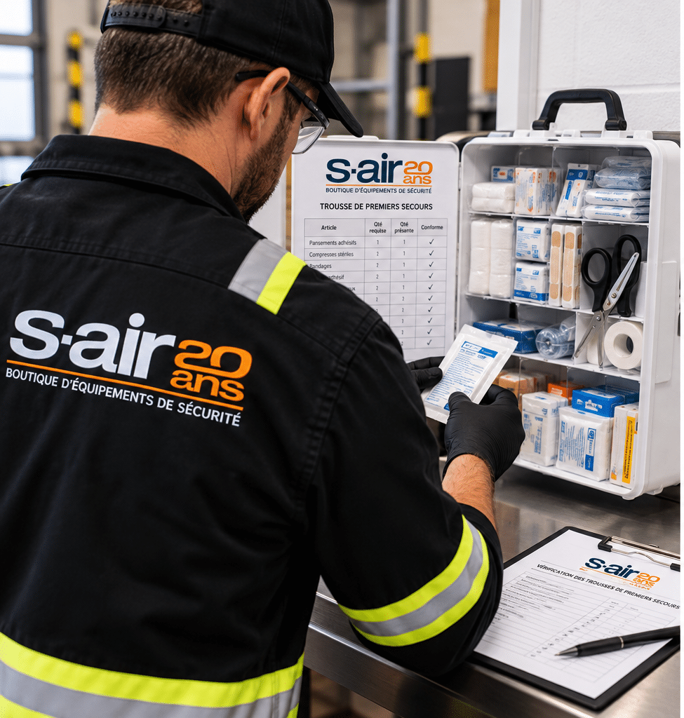 Vérification des trousses de premiers secours